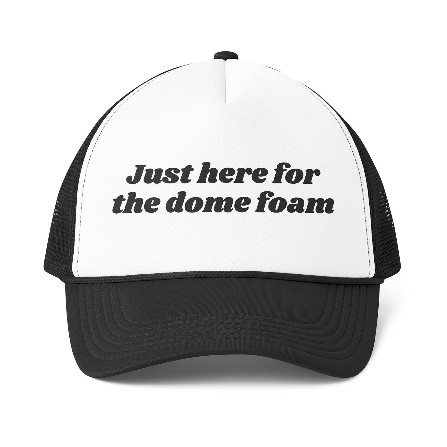 Foam Mesh-Back Trucker Cap - dome foam