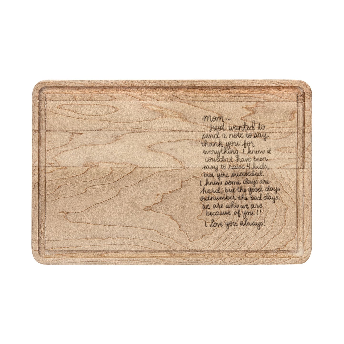 Mother’s Day Wooden Cutting Board (Engraving)