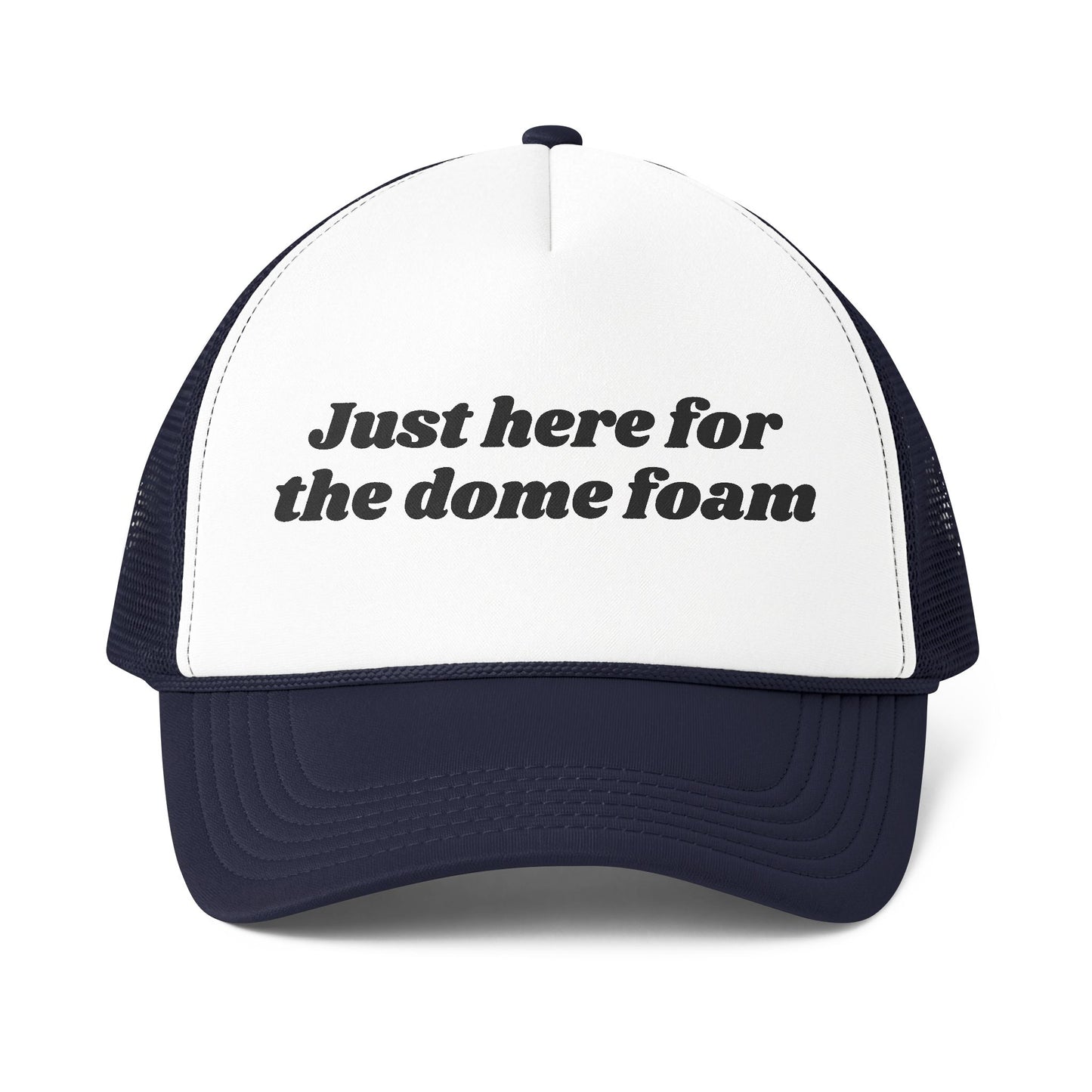 Foam Mesh-Back Trucker Cap - dome foam