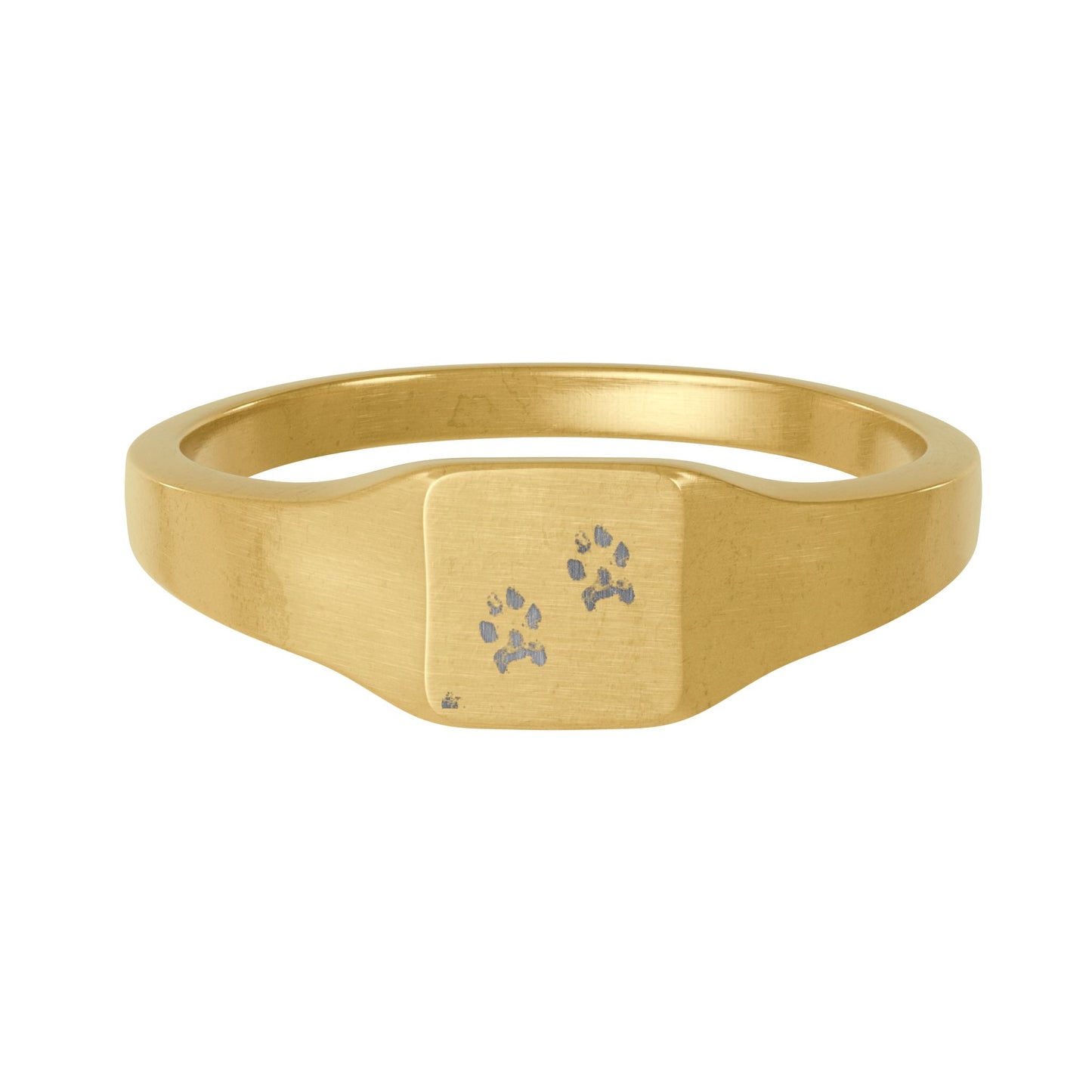 Personalized Signet Ring - Square (Engraving)