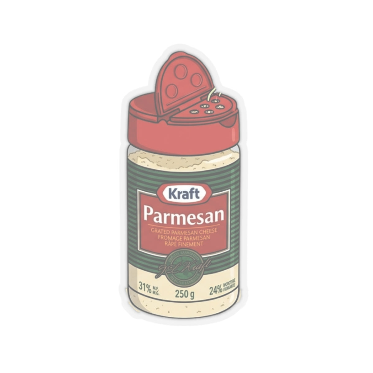 Parmesan Sticker
