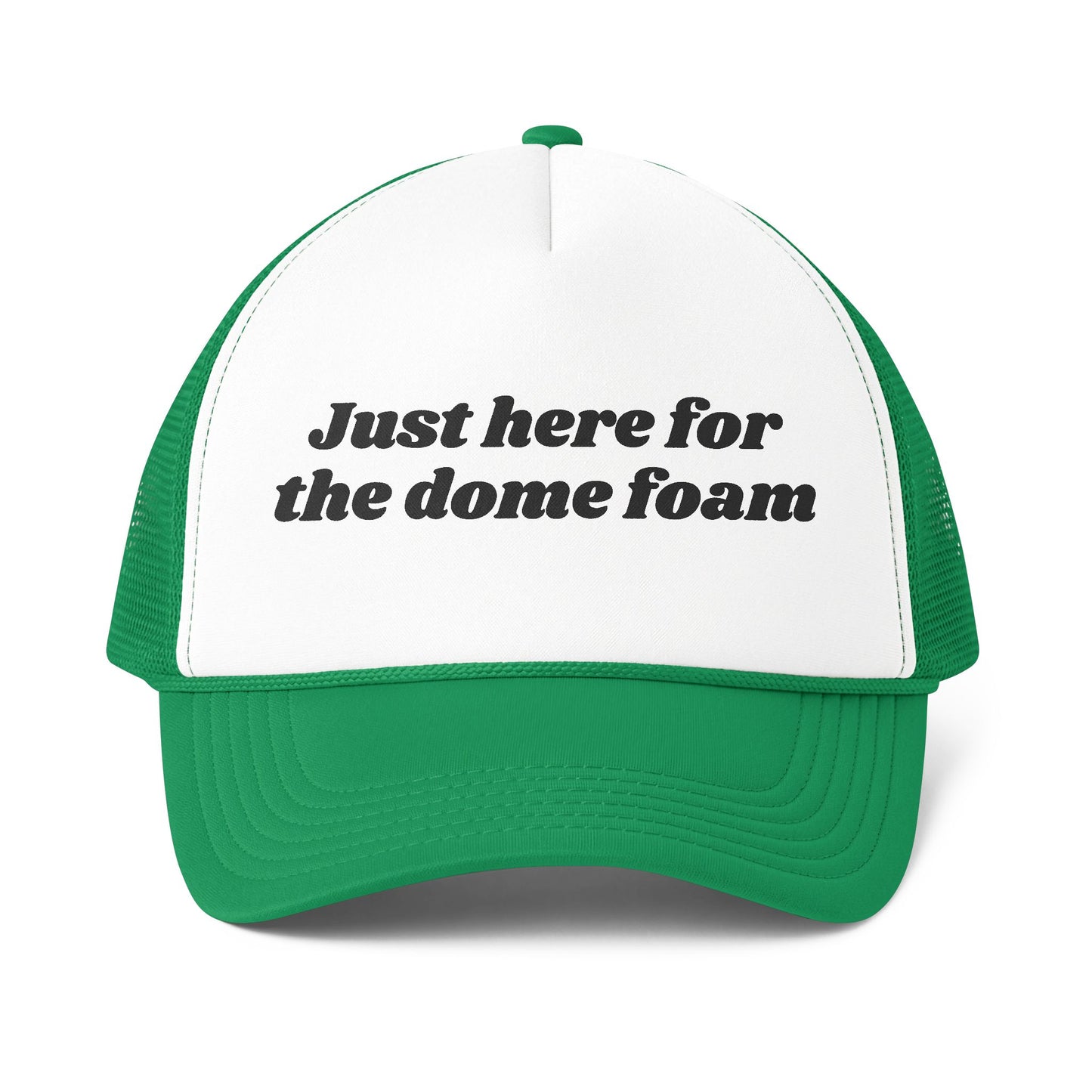 Foam Mesh-Back Trucker Cap - dome foam