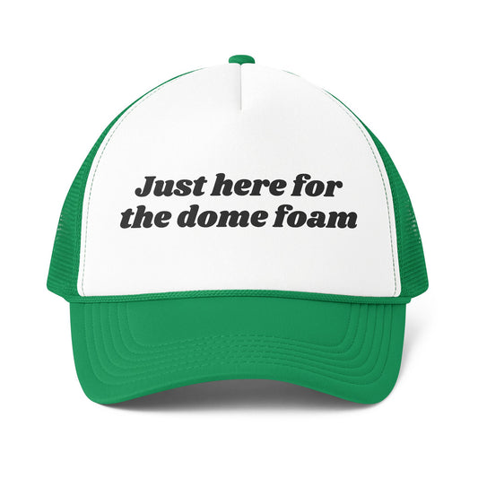 Foam Mesh-Back Trucker Cap - dome foam