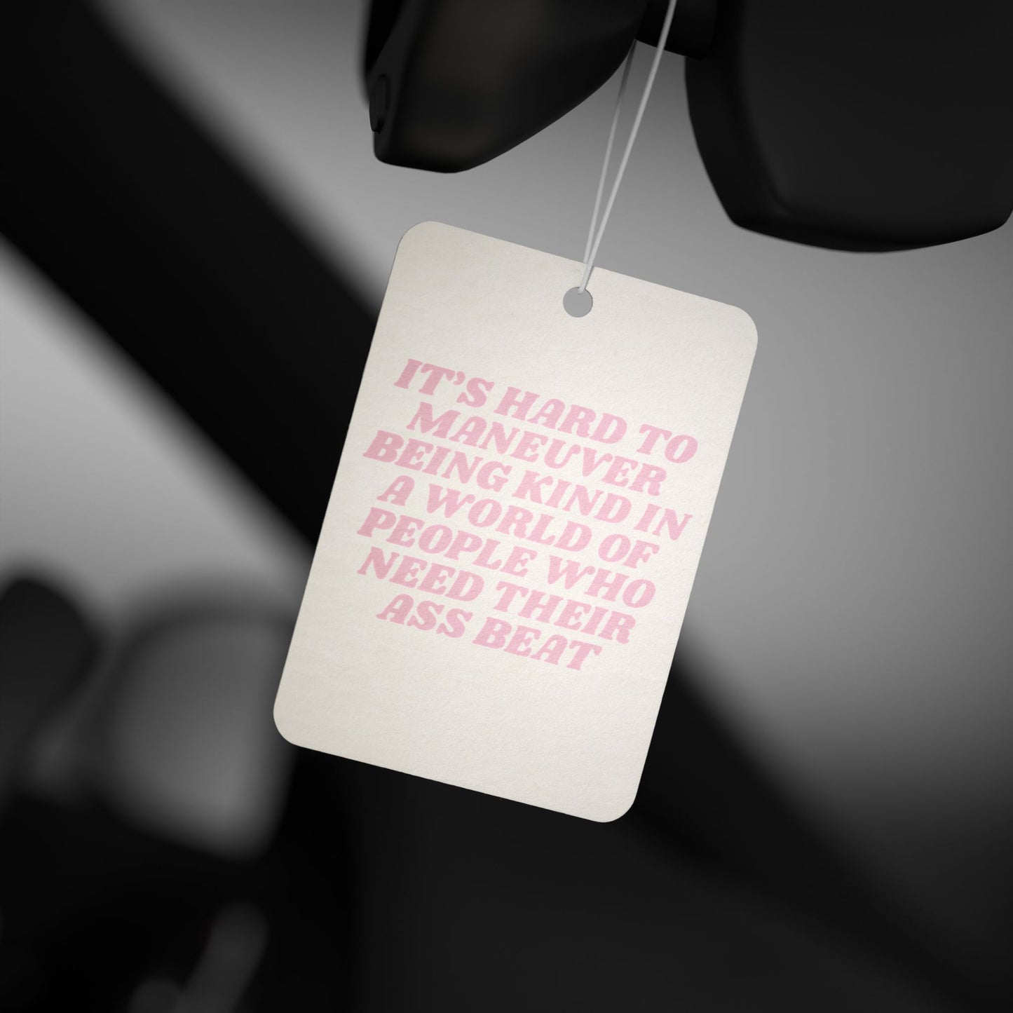 Feral Car Air Freshener - “be kind”