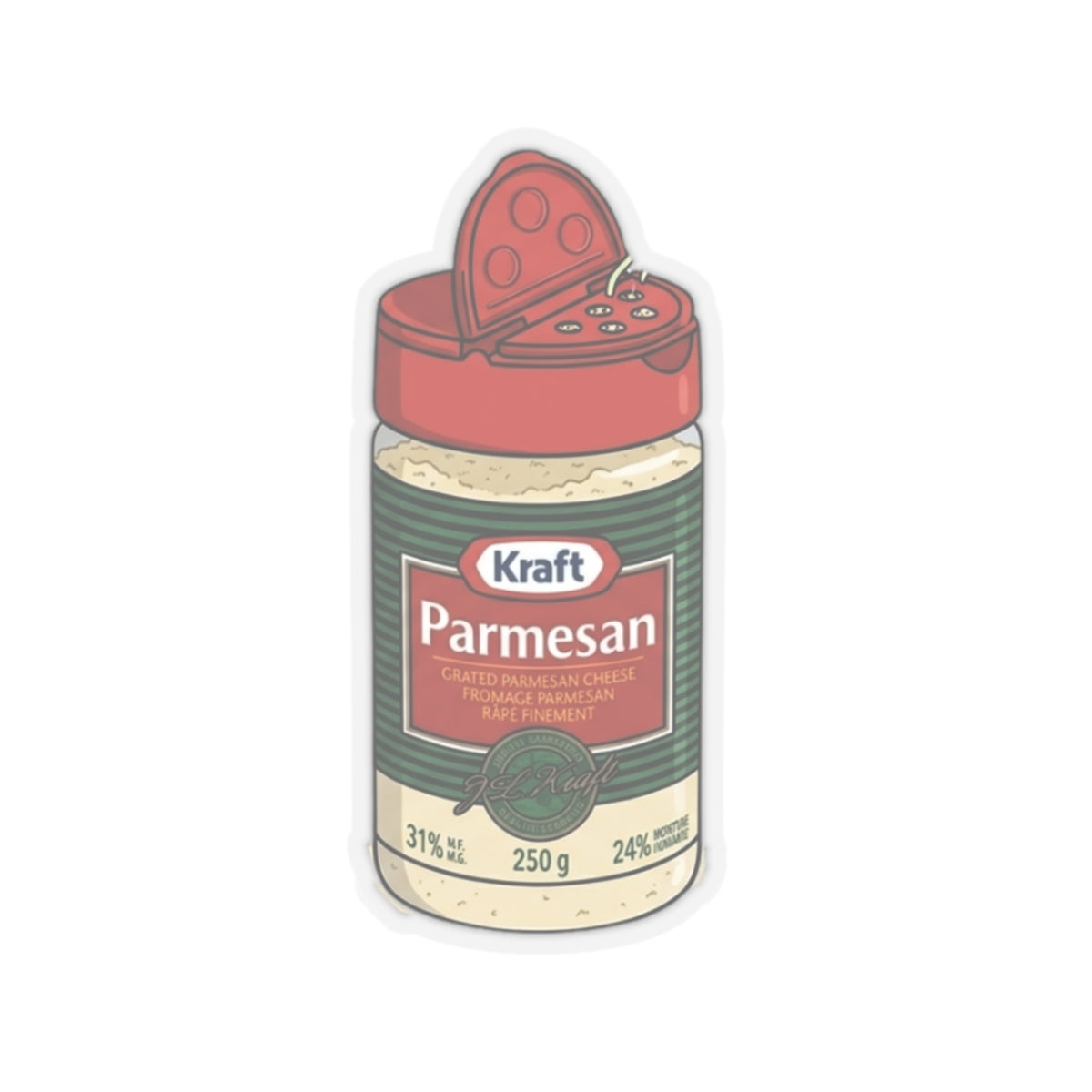 Parmesan Sticker
