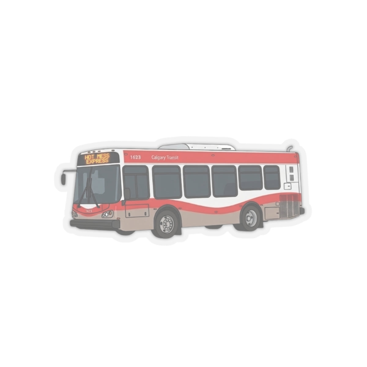 Hot Mess Express Sticker