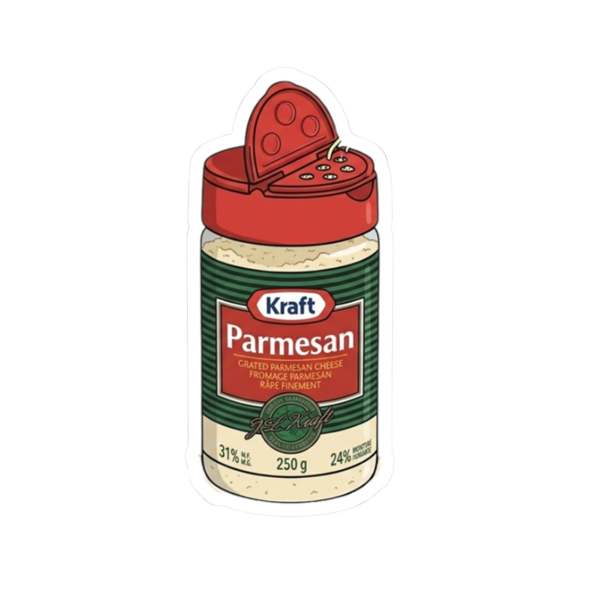 Parmesan Sticker