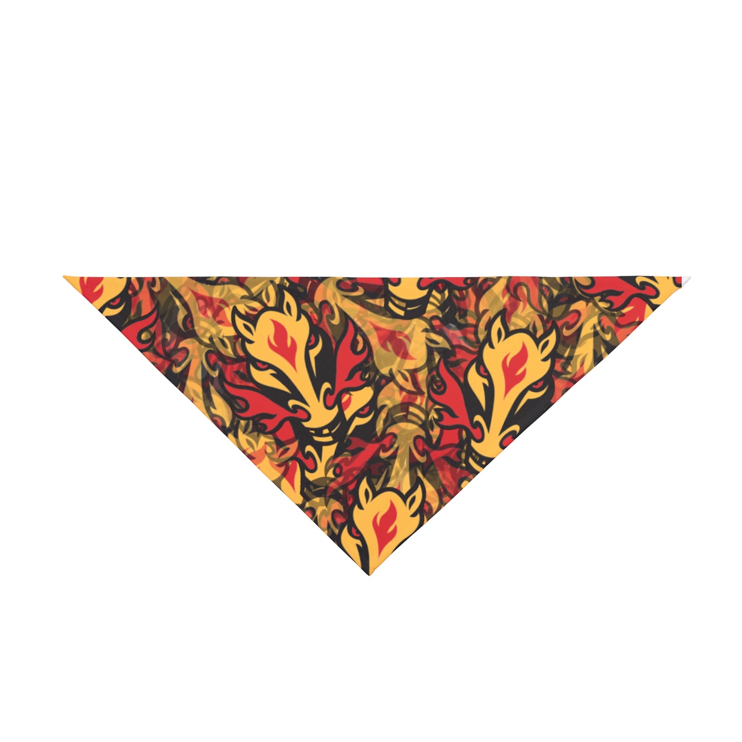 Vintage Flames Pet Bandana