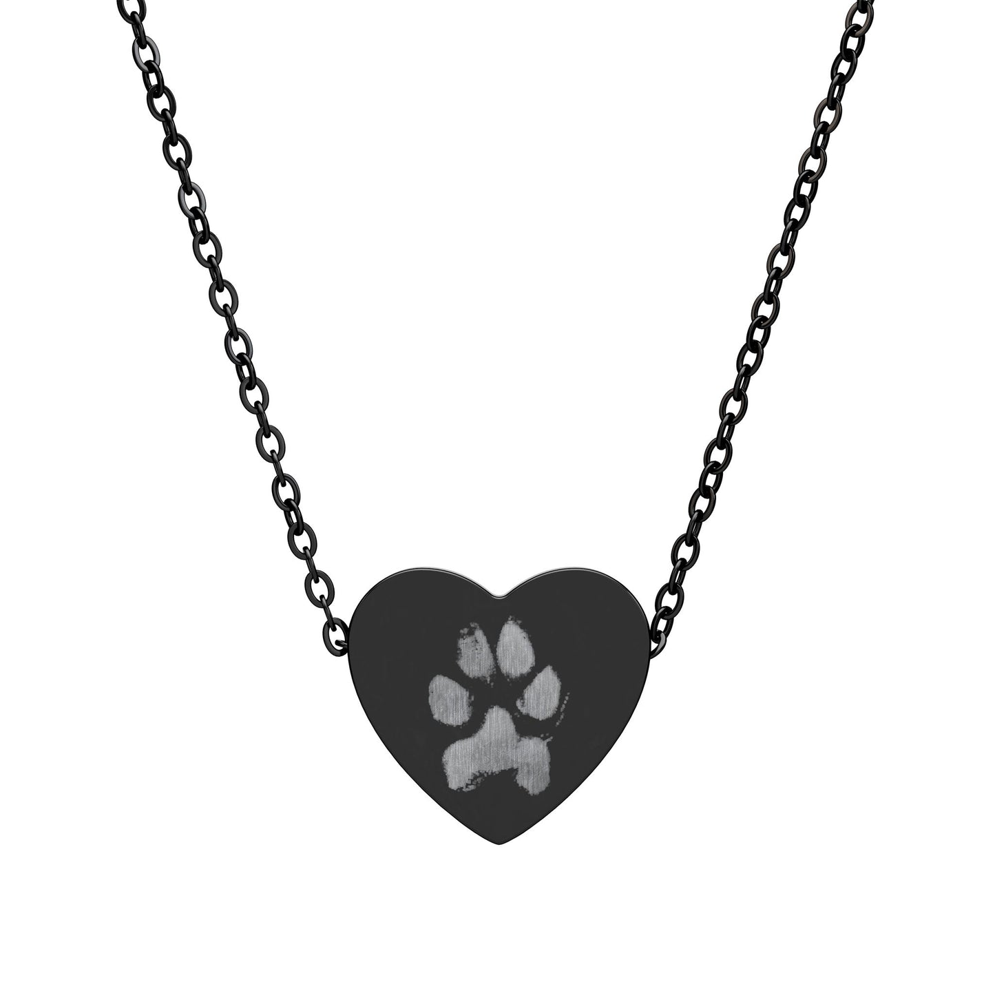 Engraved Heart Necklace - Customizable