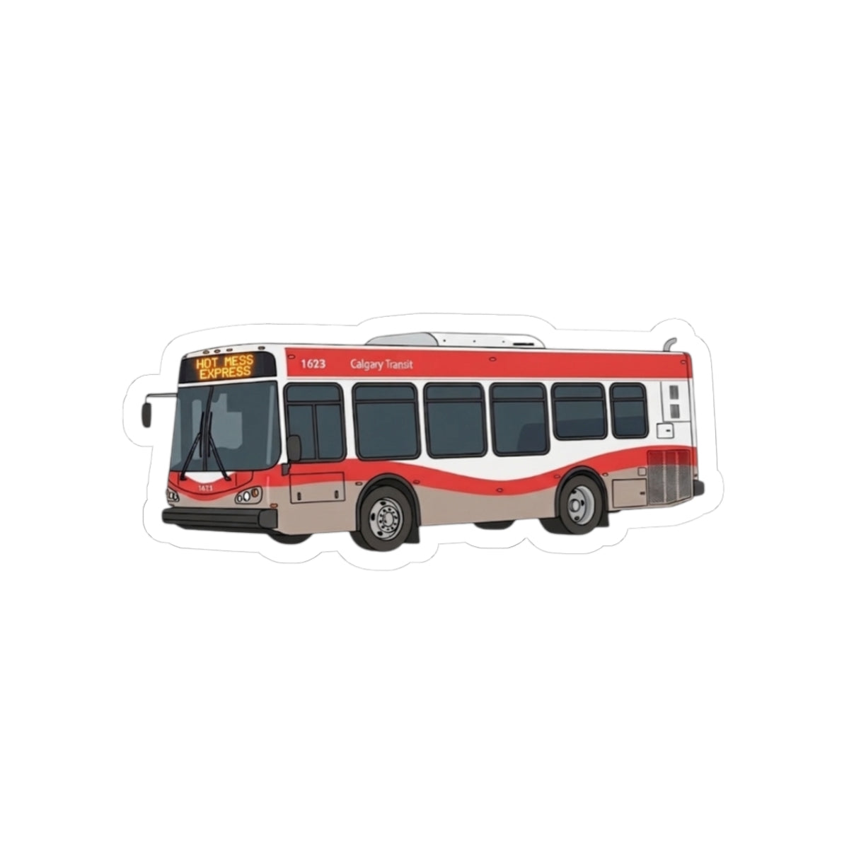 Hot Mess Express Sticker