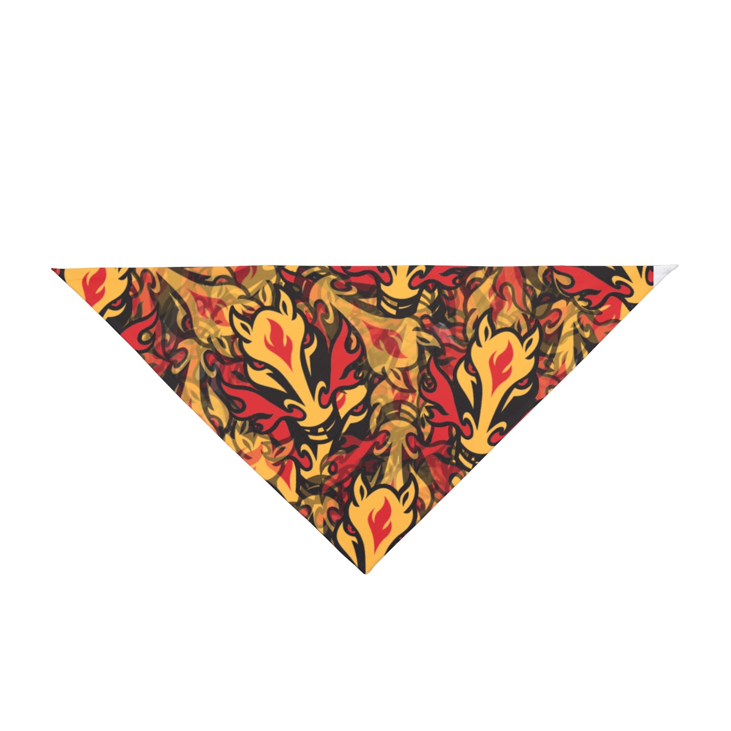 Vintage Flames Pet Bandana
