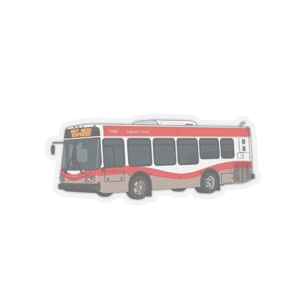 Hot Mess Express Sticker