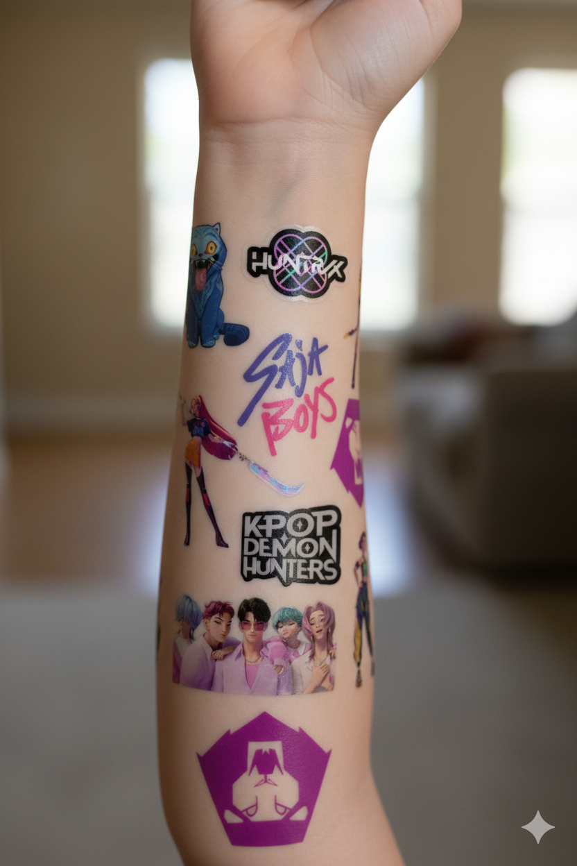 Kpop Temporary Tattoos