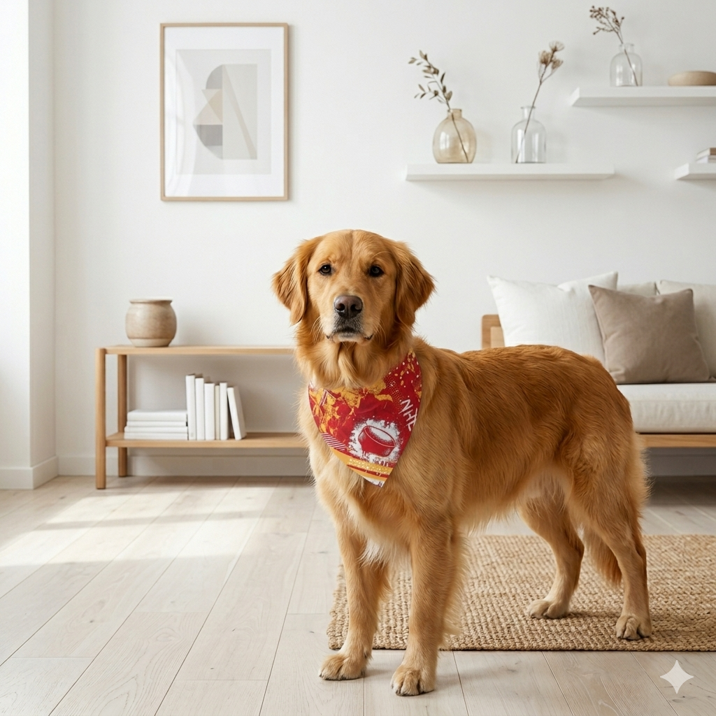 Flames Pet Bandana