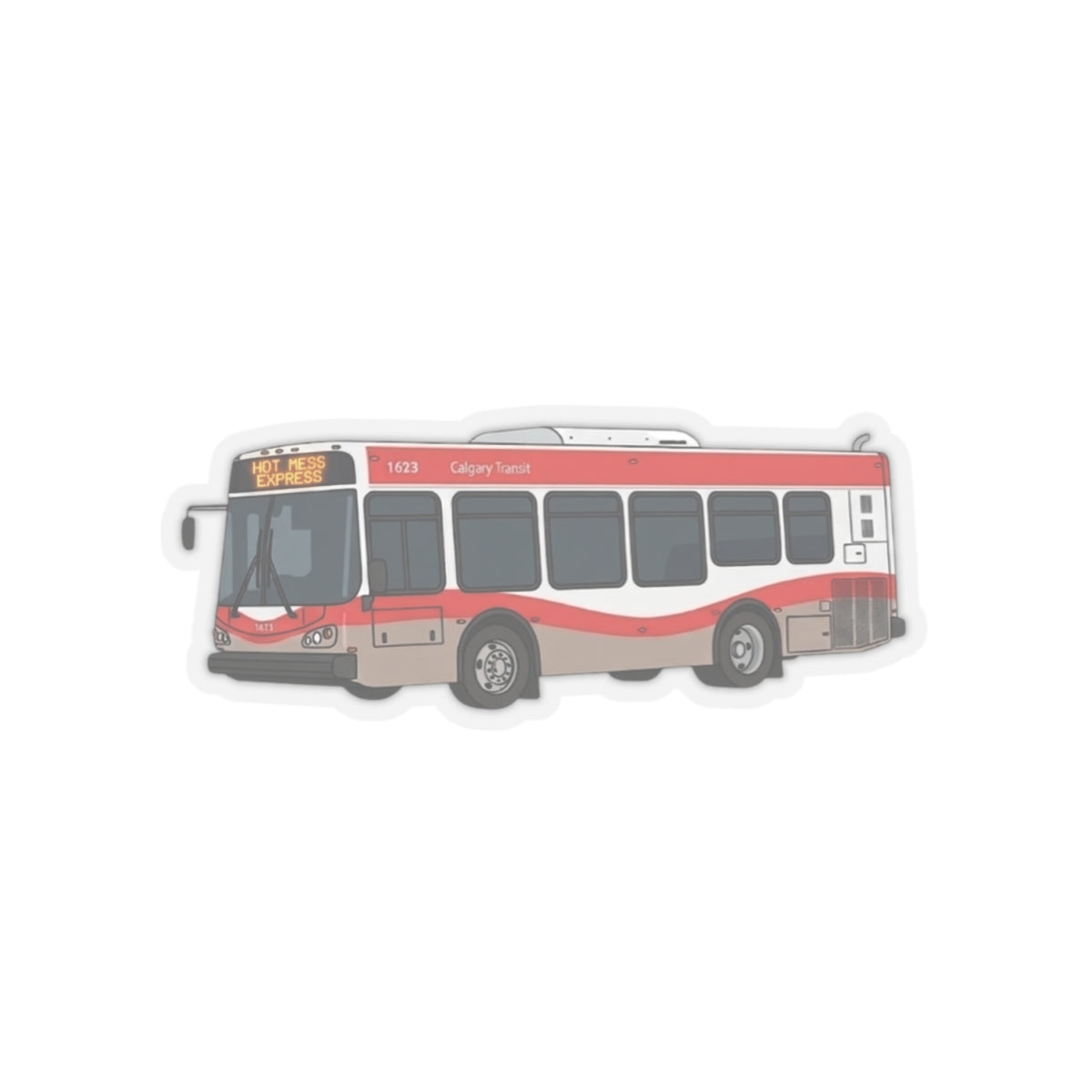 Hot Mess Express Sticker
