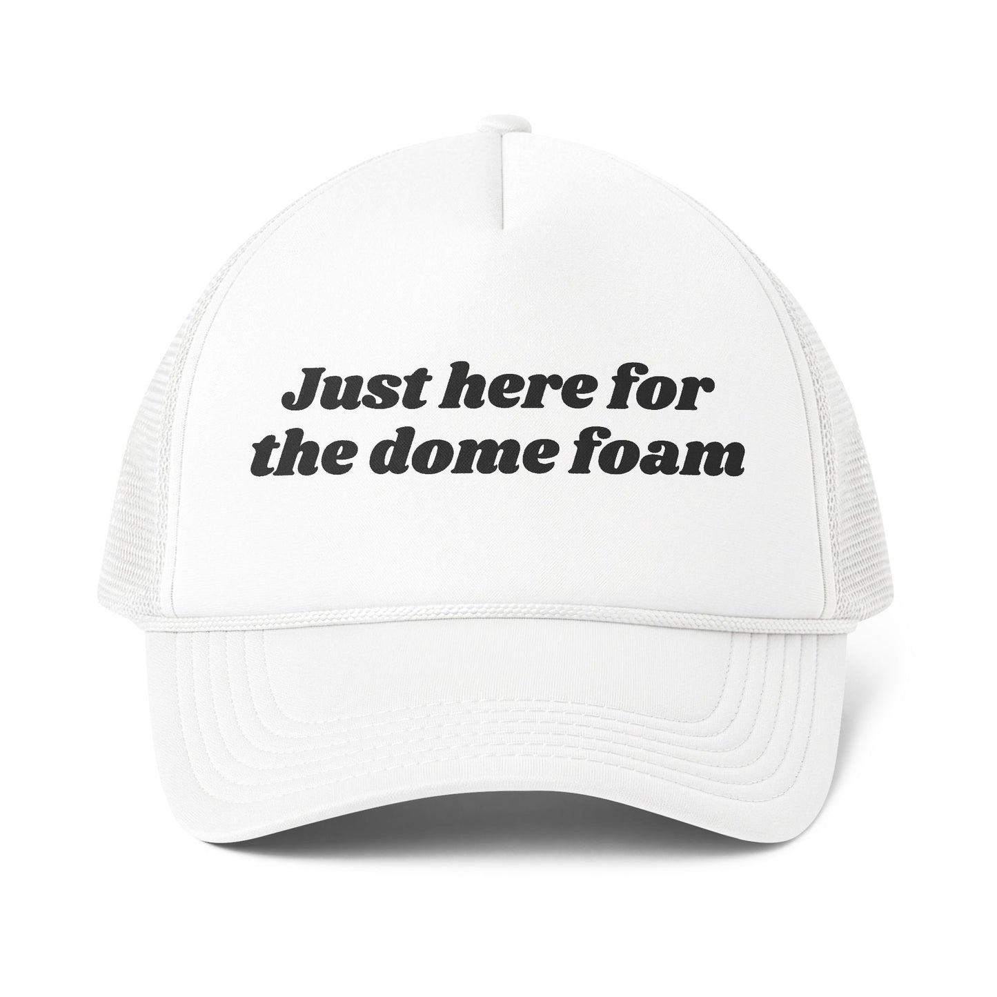 Foam Mesh-Back Trucker Cap - dome foam