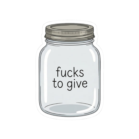 No fucks Sticker