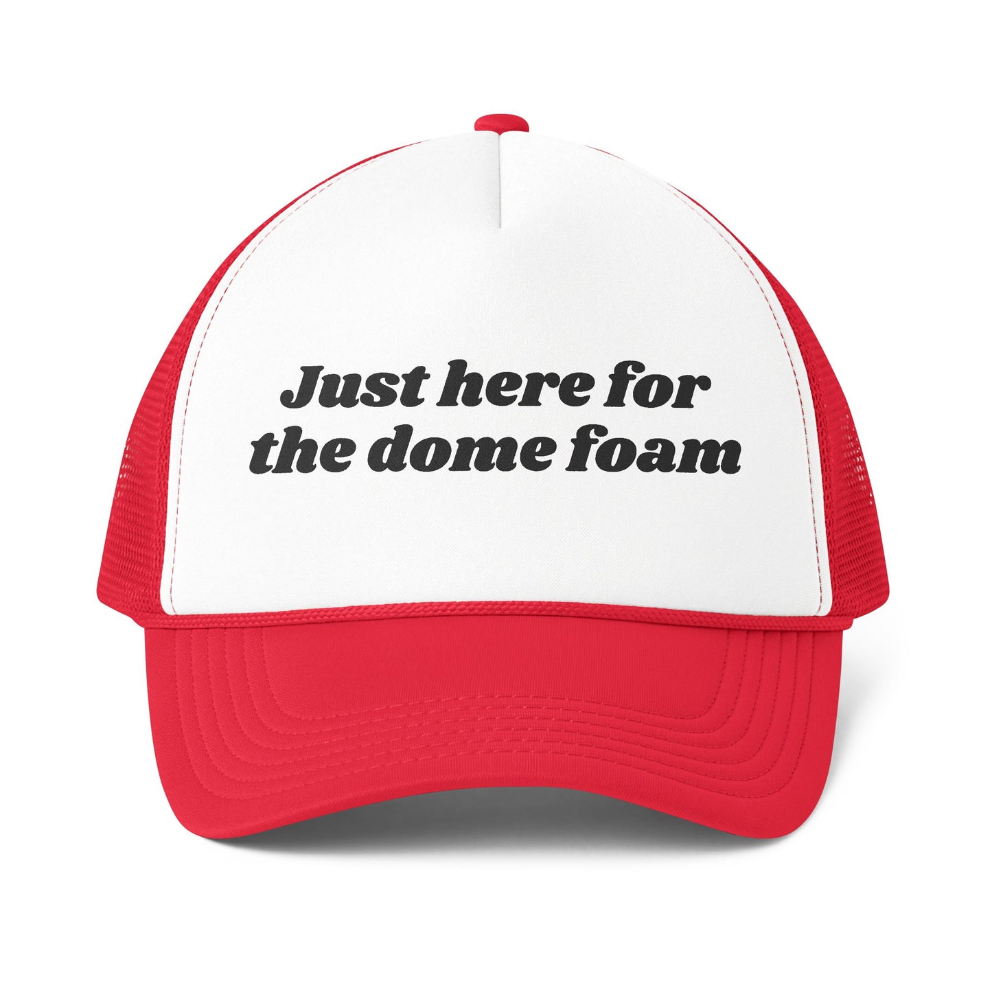 Foam Mesh-Back Trucker Cap - dome foam