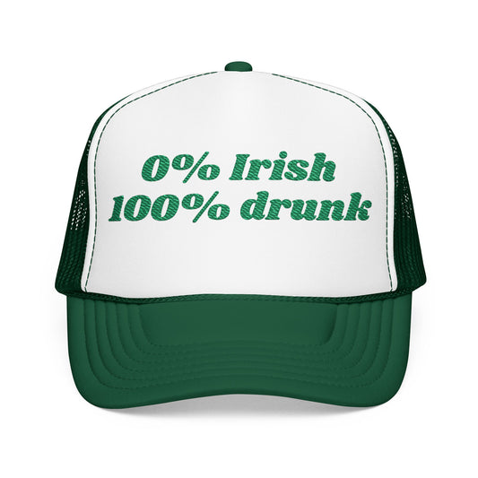 St. Patricks Day Trucker Hat - 100%