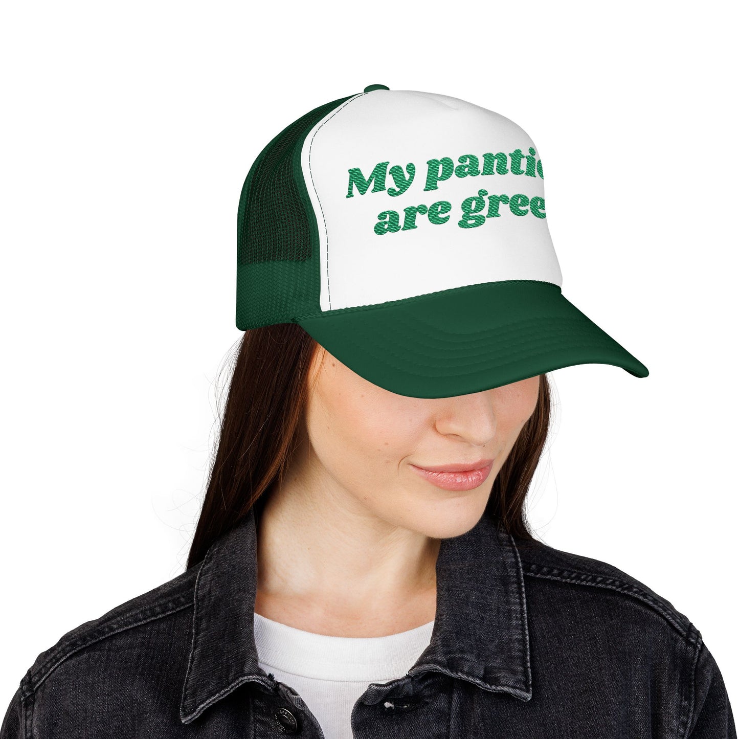 St. Patricks day Trucker Hat - Green Panties