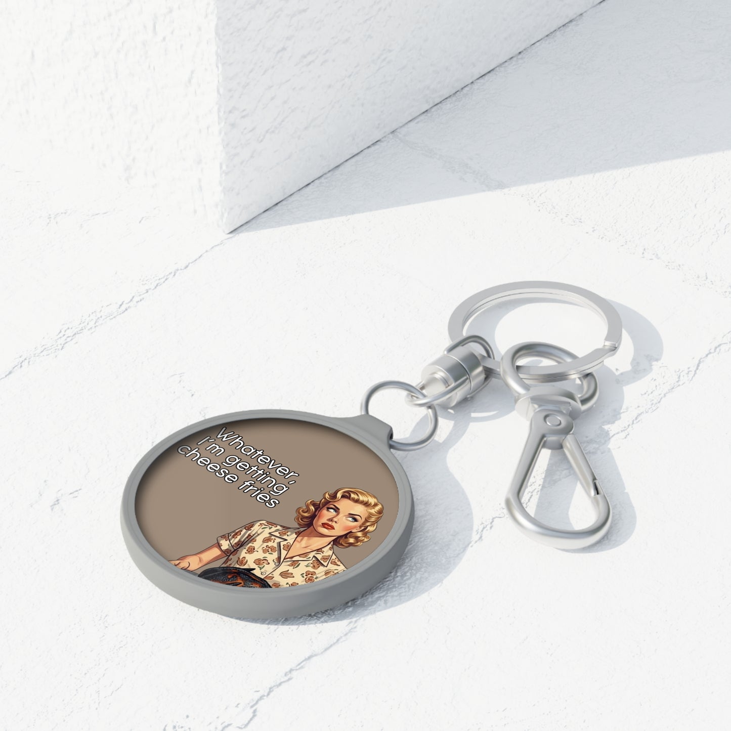 Cheese Fries Keychain