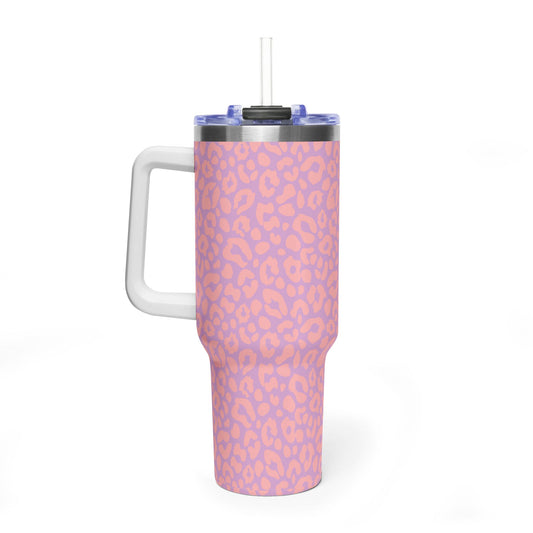 Pink Leopard Tumbler
