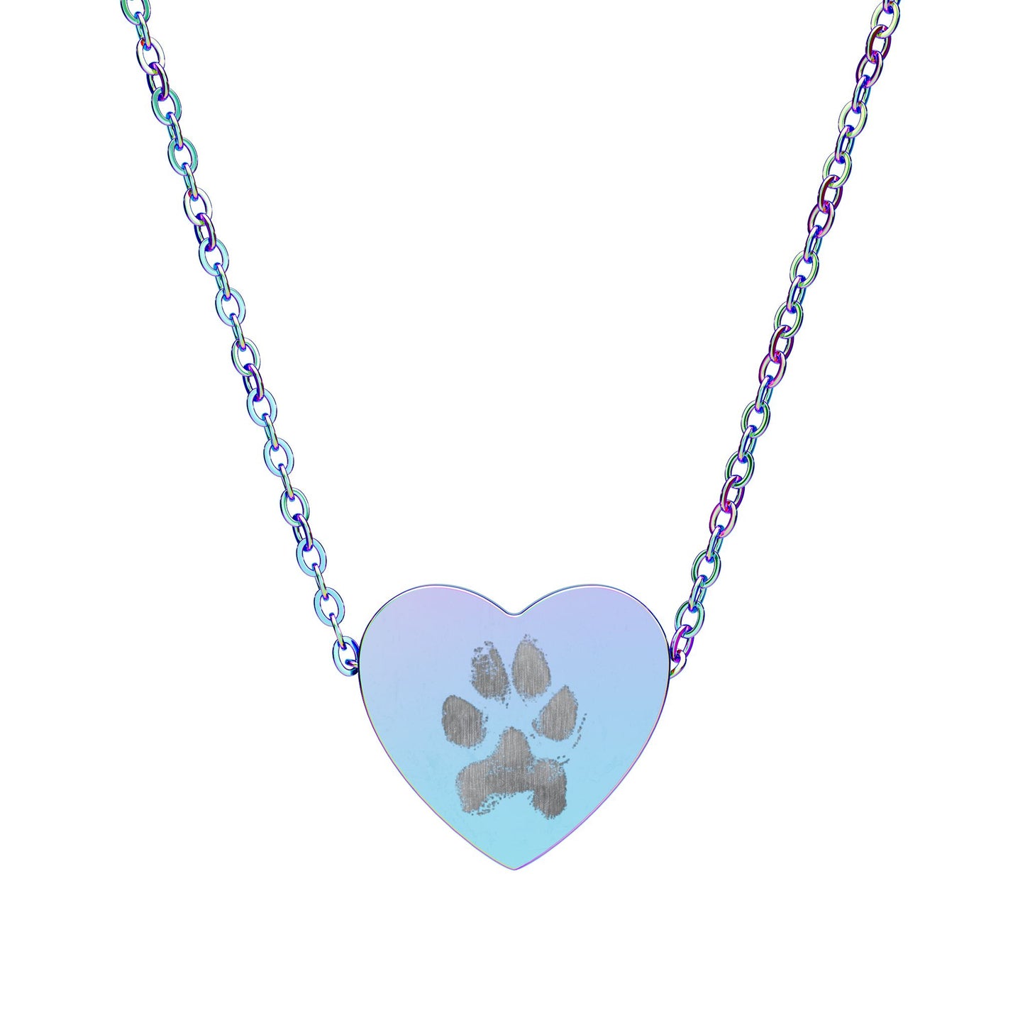 Engraved Heart Necklace - Customizable