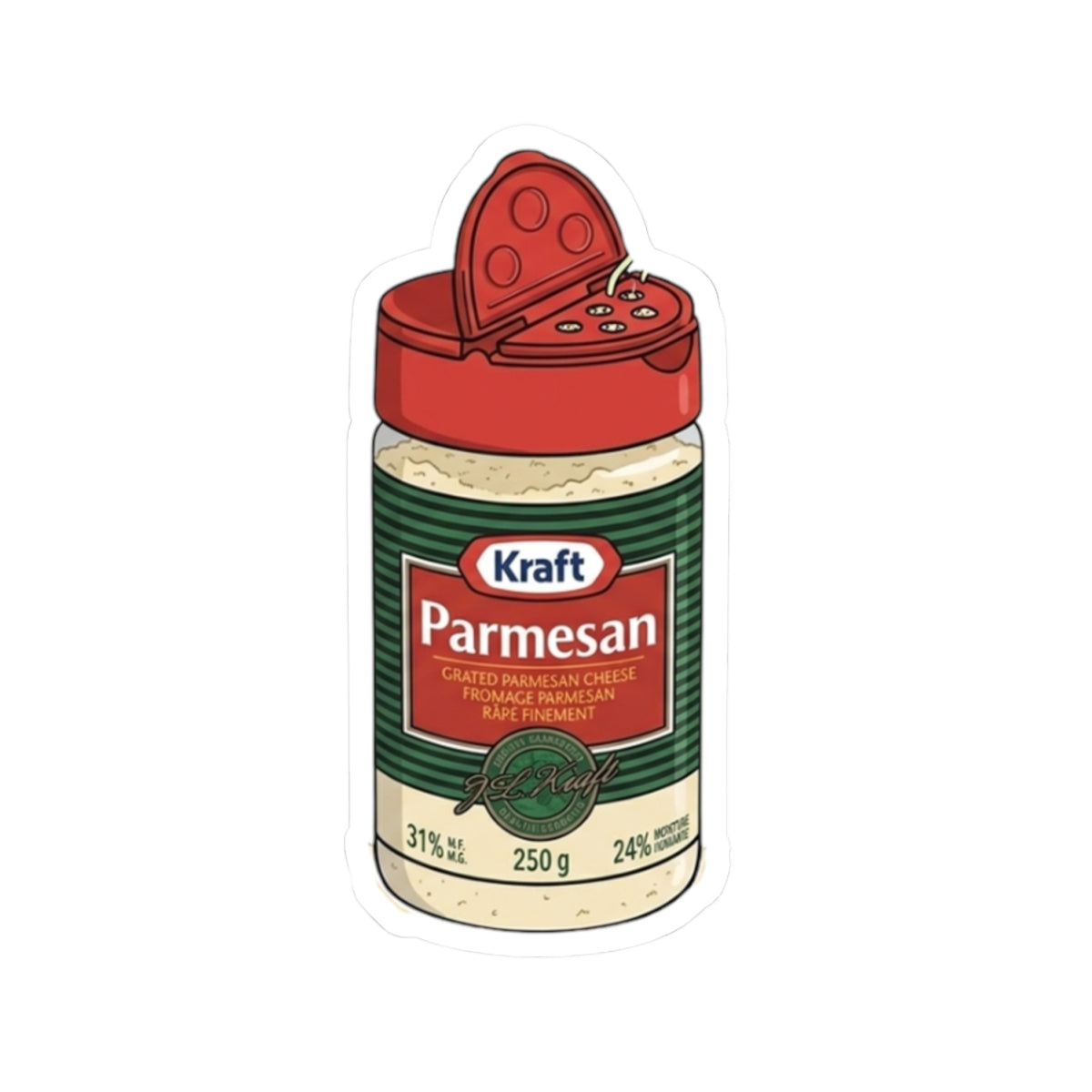 Parmesan Sticker
