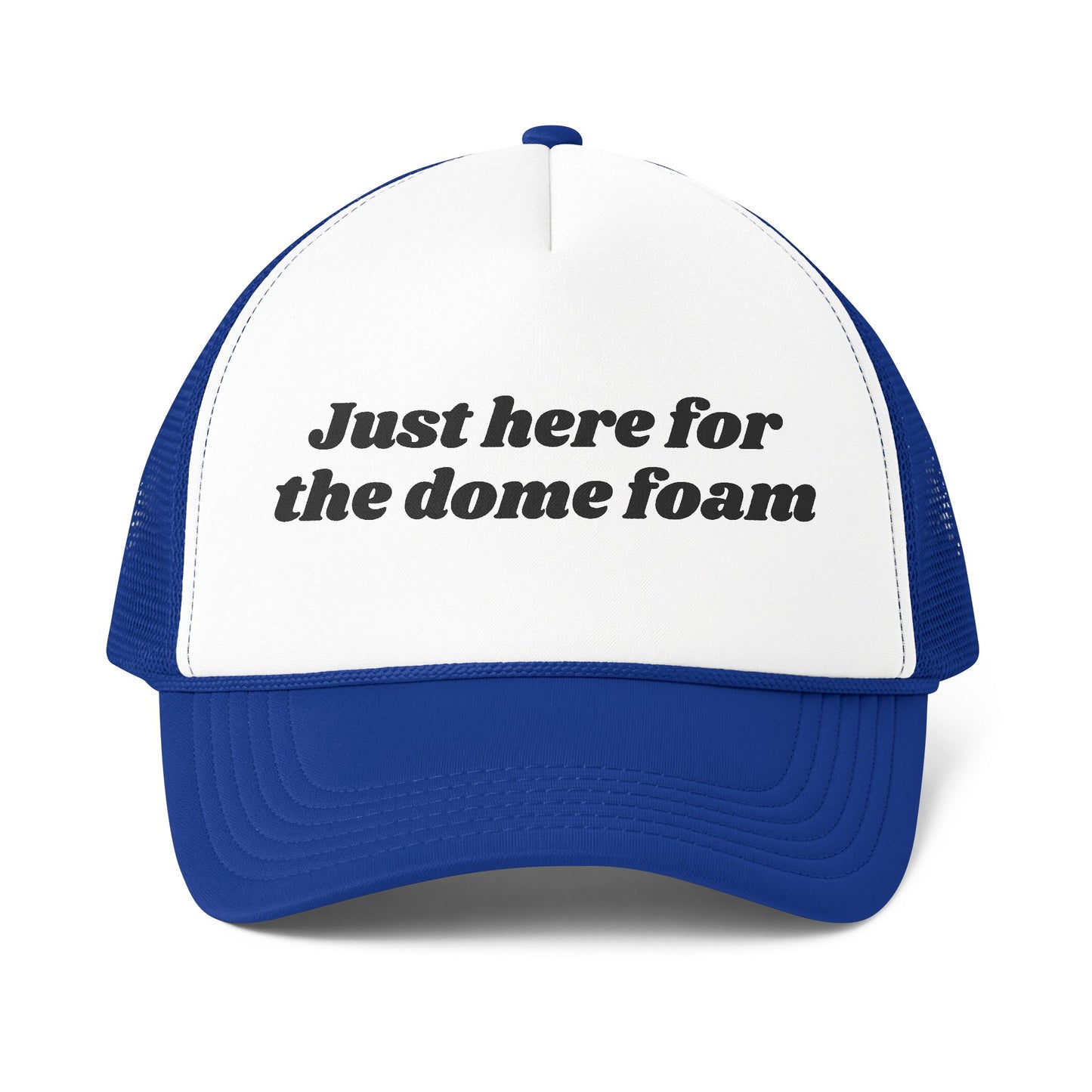 Foam Mesh-Back Trucker Cap - dome foam