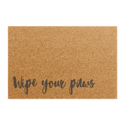 Wipe your paws Doormat