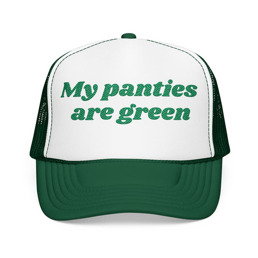 St. Patricks day Trucker Hat - Green Panties