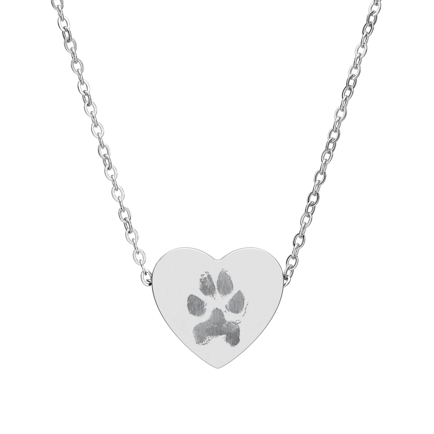 Engraved Heart Necklace - Customizable