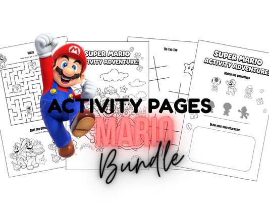 Mario Colouring Pages
